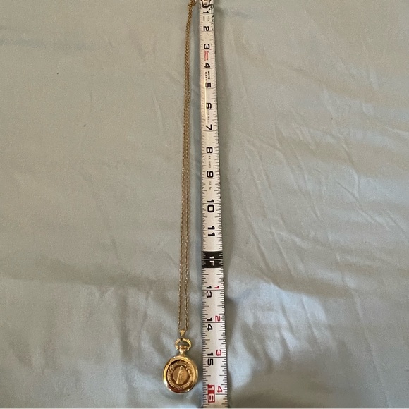 Vintage Avon Pendant Watch Necklace Gold Plated 1981 Presidents Club - Picture 6 of 10